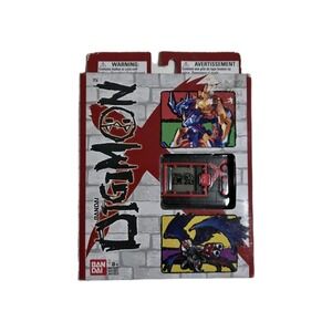 New Bandai Digimon X Tamagotchi Black/Red Digivice Virtual Pet DigimonX NIB